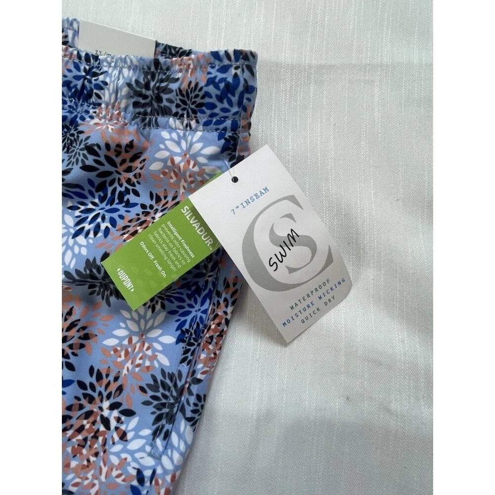 CON.STRUCT Mens Waterproof Moisture Wicking Quick Dry Swim Trunks Sz XL New